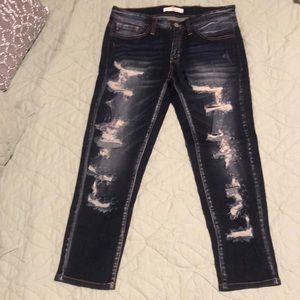 KanCan crop Jeans